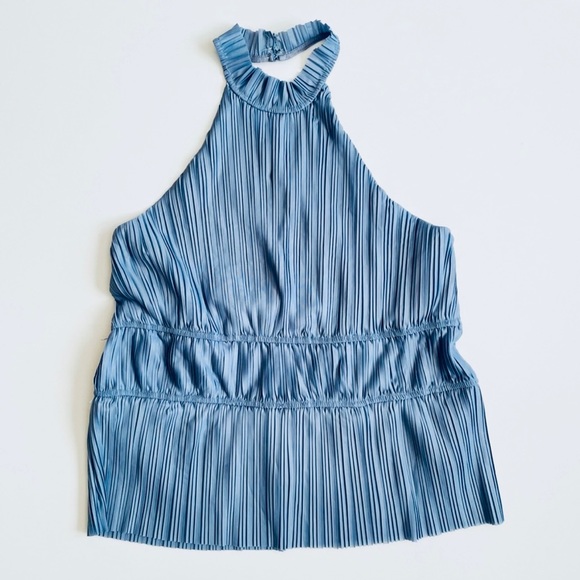 Anthropologie Pleated Halter Top Size L - Picture 5 of 7